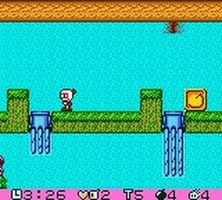 une photo d'Ã©cran de Pocket Bomberman sur Nintendo Game Boy Color